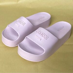 NEW Guess Swings Platform Pool Slides Liliac Purple 10